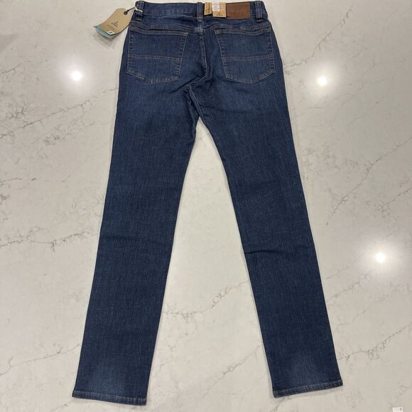 Prana NEW Jeans Mens 28x32 Blue Ozone Wash Hillgard Tapered Leg Slim Fit Organic - Picture 2 of 13